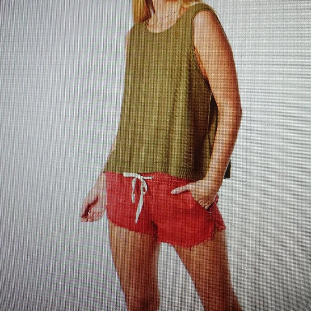 Free People Ribbed Boxy Tank Top - Picture 14 of 14